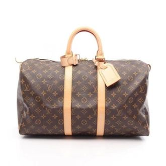 Louis Vuitton Pre-owned Boston Bag - Dames - Pre-owned - Bruin - Maat: ONE Size Leer