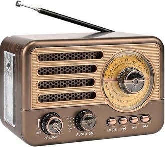 OEM Radio Retr&ograve; Con Bluetooth, Radio A Valigetta Am/fm/sw Con Bluetooth 5.3, Radio Da Cucina, Piccola, Supporta La Funzione Usb/tf/aux, Ricezione Radio, A