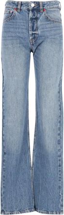 Isabel Marant Daya Straight-Leg Jeans - Dames - Jeans - Blauw - Maat: XS Katoen
