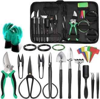 OEM Juego De 24 Herramientas Para Bons&aacute;i - Acero Inoxidable