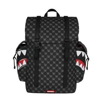 Sprayground Sharks In Paris WTF Bubbly Black Check Monte Carlo - Bags - unisex - Negro - ONE SIZE