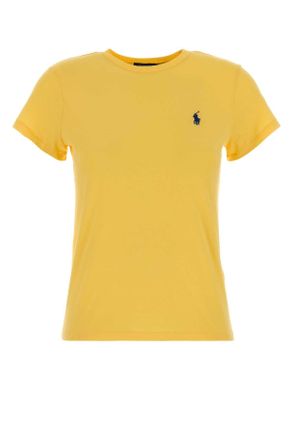 Polo Ralph Lauren Yellow Cotton T Shirt