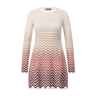 Missoni Dames, Jurken, Veelkleurig, Maat: XL