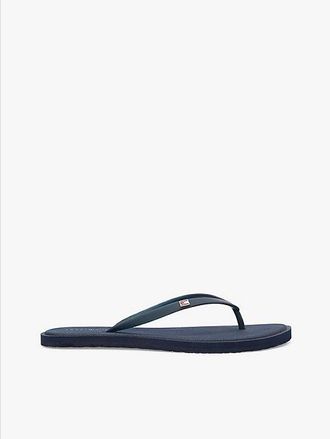 Tommy Hilfiger Chic Enamel Flag Flip-Flops
