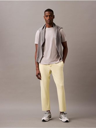 Calvin Klein Calvin Klein Mens Soft Stretch Sport Knit Pants - White - 2XL