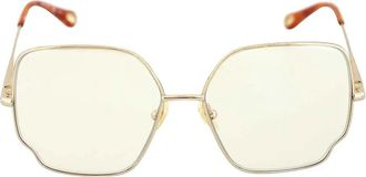 Chloé Occhiali da sole geometrici - Oro