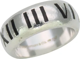 Tiffany & Co. Silver Silver 925 Band Ring (Pre-Owned)