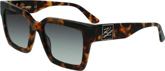 Karl Lagerfeld Kl 6057S Zonnebril - Dames - Zonnebrillen - Bruin - 52 MM - Accessoires