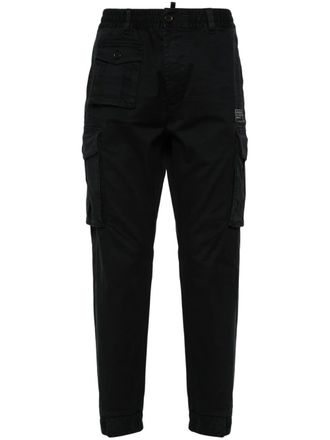 Dsquared2 Urban Cypros cargo trousers - men - Elastane/Cotton - 56 - Black