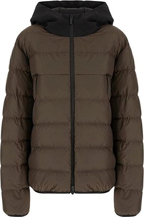 Moncler Vega Jacket - Heren - Winterjassen - Bruin - M - Leer - Jassen