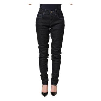 Acht Skinny Jeans, female, Black, Size: W26 High Waist Skinny Jeans