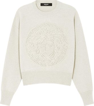 Versace Maglione Medusa - Bianco