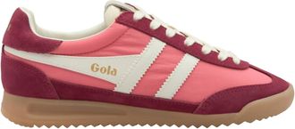 Gola Womens Firefly Sneakers In Bubblegum/cerise/off White