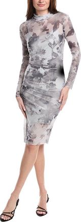 1.State Side Ruched Midi Dress