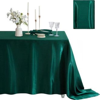 OEM Mantel, Mantel De Sat&eacute;n, Mantel Rectangular Suave Y Sedoso, Mantel Morado, Mantel De Poli&eacute;ster, 60 X 84 Pulgadas, Morado