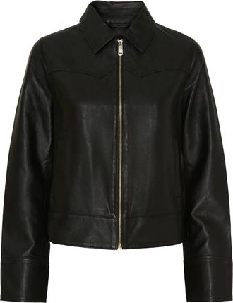 Notyz Giacca in pelle corta - - Jackets - Donna - Nero - M