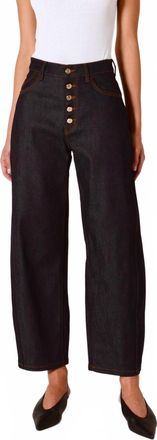 Rolla's Gigi Barrel Jean In Madame Indigo