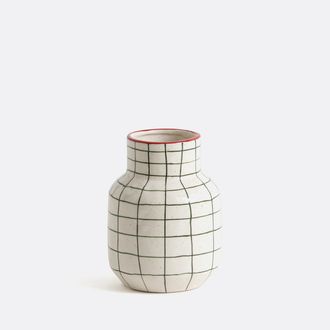 La Redoute Interieurs Vaas in keramiek met ruiten H14,4 cm, Neios