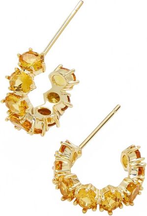 Kendra Scott Womens Cailin Huggie Earrings In Golden Yellow/gold