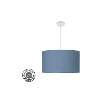 Fabrilamp Abrila akunadecor Ciondolo Blu Modello Moda De 3 Luci Con Paralume
