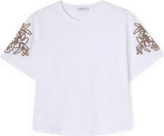 Motivi T-Shirts - Dames - T-shirts - Wit - XS - Katoen - Tops