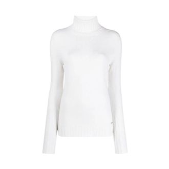 Kiton Maglione in lana a collo alto - - Knitwear - Donna - Bianco - S