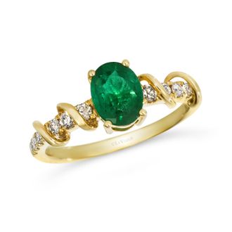 Le Vian Ladies Costa Smeralda Emeralds Rings set in 14K Honey Gold