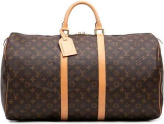 Louis Vuitton Pre-owned Keepall 55 - - Pre-owned - Donna - Marrone - ONE SIZE
