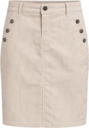 2-Biz Midi Rok - Dames - Midirokken - Beige - M - Rokken