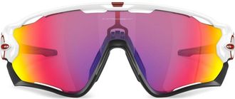 Oakley Jawbreaker shield-frame sunglasses - men - Acetate/Plastic - One Size - White