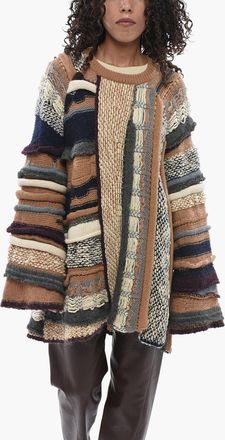 Stella McCartney Maglione Girocollo In Misto Lana Multipattern Stella McCartney