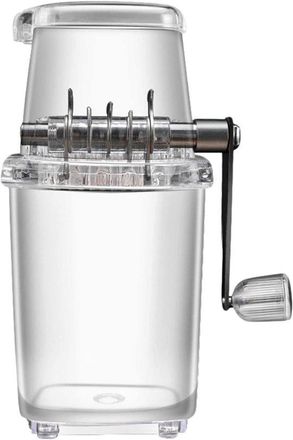 OEM Rompehielos Manual - M&aacute;quina Para Raspar Hielo - Enfriador De Bebidas - Mango Antideslizante - 10,5 X 10,5 X 23,9 Cm - Transparente
