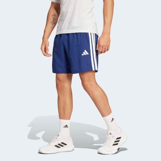 adidas Shorts ADIDAS PERFORMANCE ESSENTIALS TRAINING 3-STREIFEN WOVEN, Herren, Gr. 3XL, L&auml;nge 7, blau (dunkelblau, innenbeinl&auml;nge ca. 18 cm), Obermaterial: 1