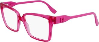 Karl Lagerfeld Kl 6110 Zonnebril - Dames - Brillen - Roze - 54 MM - Accessoires