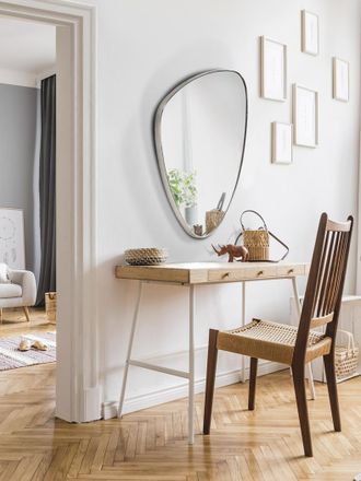 Schuller Espejo Orio Triang. 84x55 Plata