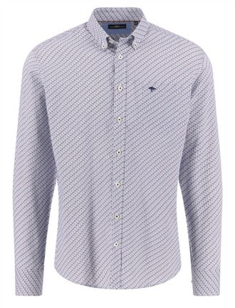 Fynch-Hatton casual overhemd Fynch Hatton blauw
