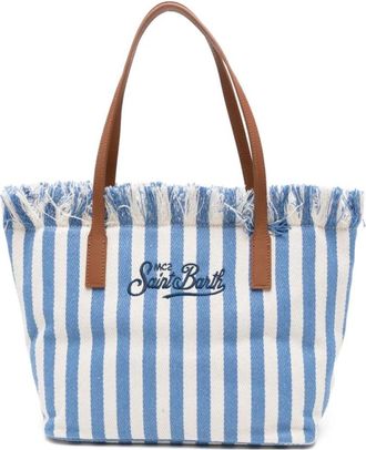 MC2 Saint Barth Tote Bags - Dames - Shoppers - Blauw - ONE Size - Tassen