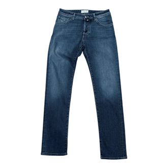 Jacob Cohen Nick Slim - Heren - Regular Fit Jeans - Blauw - W30 - Katoen - Jeans