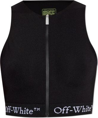 Off-white Logo Top - Dames - Tops zonder mouwen - Zwart - XS - Tops