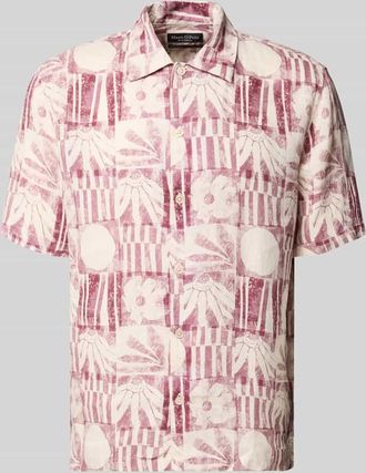 Marc O'Polo Relaxed Fit Freizeithemd aus reinem Leinen in Hellrot, Gr&ouml;&szlig;e XXXL