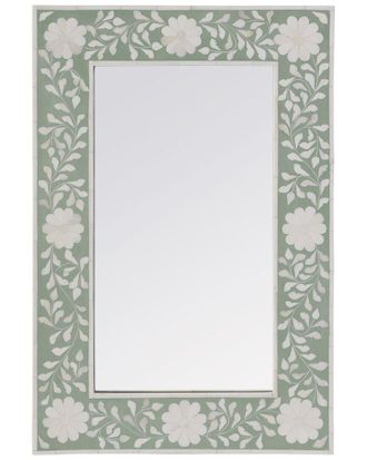 Butler Butler Specialty Company Vivienne 16In X 24In Rectangular Bone Inlay Wall Mirror