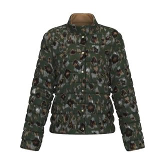 Marella Jassen, Dames, Groen, XL, Polyester, Emmombrina Jas