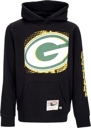 Mitchell & Ness Green Bay Packers Hoodie NFL 7.0 - Heren - Hoodies - Zwart - S - Katoen - Hoodies & sweatvesten