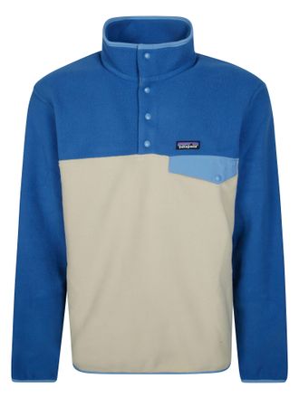 Patagonia LW Synch Snap-T Two-Tone Stand Collar Fleece Pullover
