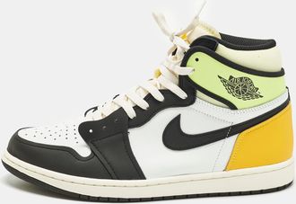 Air Jordan s Jordan 1 Retro White Black Volt University Gold