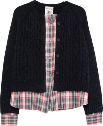 Semicouture Truien & Vesten, Dames, Blauw, S, Cardigans