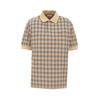 Burberry Check jersey polo shirt Man S