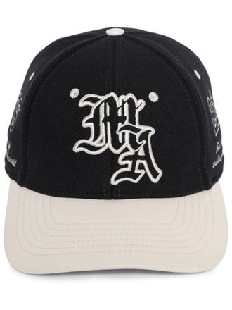 Amiri Cappello Ma Spirit con ricamo - Nero