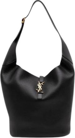 Saint Laurent Pre-owned Le 5 a 7 Schoudertas - Dames - Vintage Schoudertas - Zwart - ONE Size - Leer - Vintage