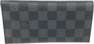 Louis Vuitton Pre-owned Vintage Stoffen Portemonnee - Heren - Vintage Accessoires - Zwart - ONE Size - Vintage